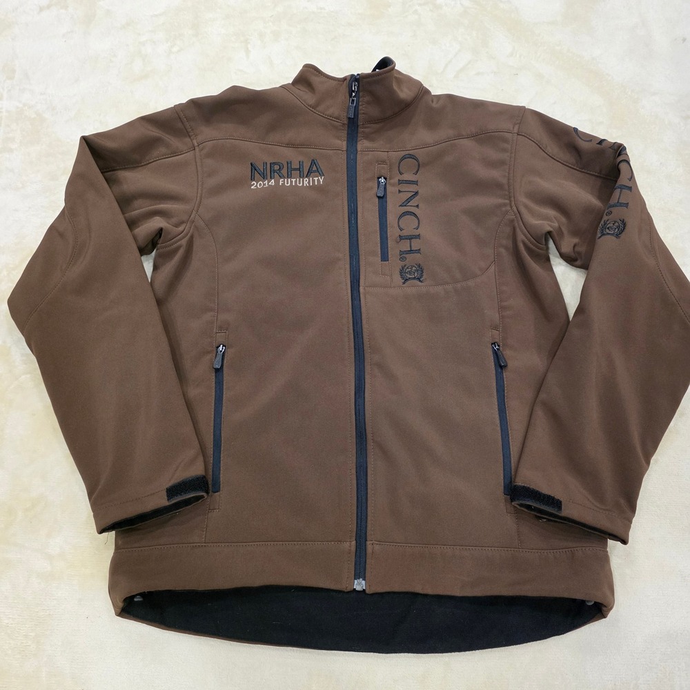 Cinch Men S Brown Bonded Softshell Jacket NRHA Futurity 2014 Adequan Horse Show